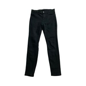 J Brand Maria Skinny Jeans in Seriously Black Size 28